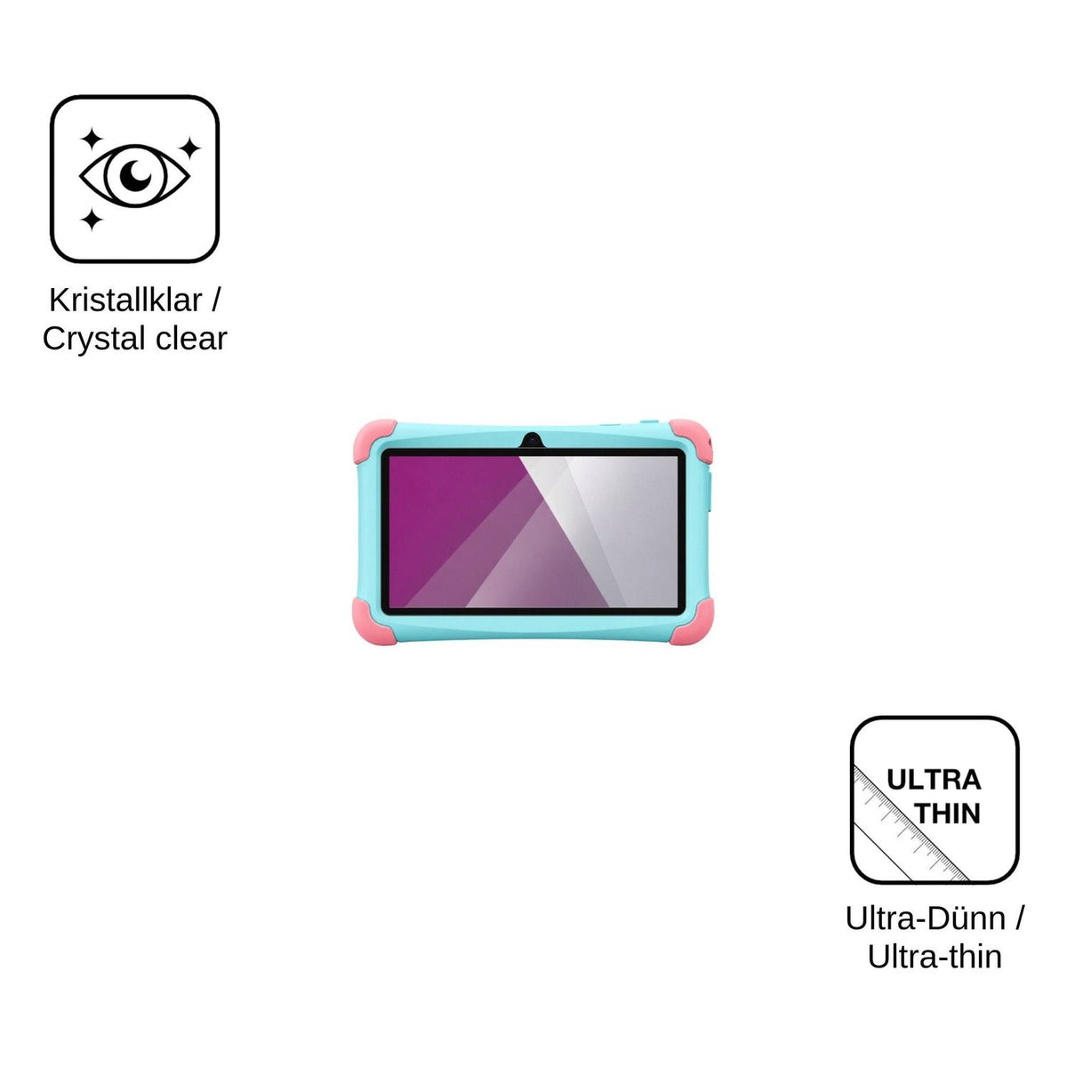 2x Screen Protector for Oscal Kido Mini Protection Crystal Clear dipos