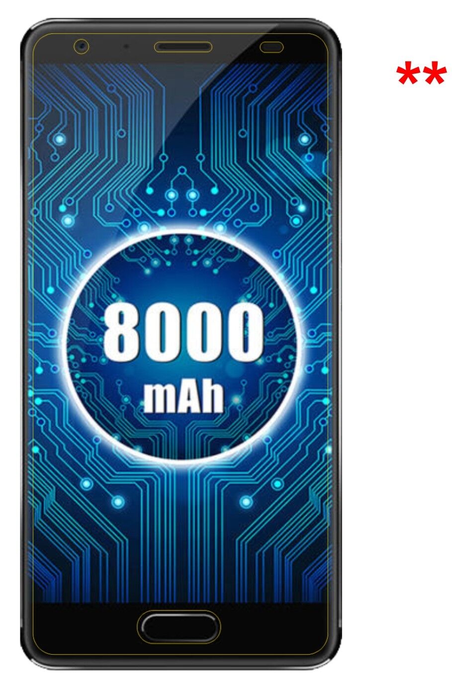Dünne und klare Folie passend zugeschnitten für Oukitel K8000