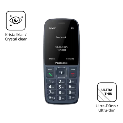 Dünne und klare Folie passend zugeschnitten für Panasonic KX-TF400