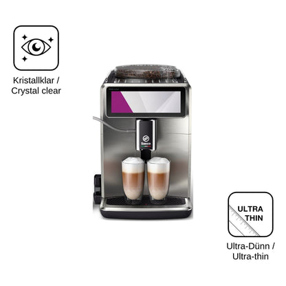 2x Screen Protector for Philips Saeco Xelsis Deluxe Protection Crystal Clear dipos
