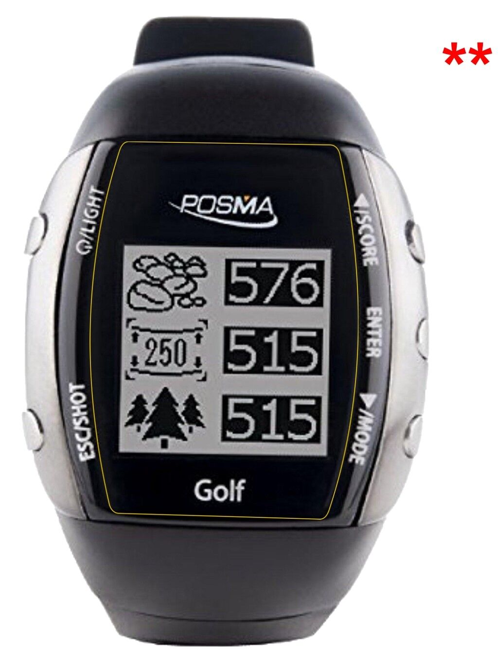 Dünne und klare Folie passend zugeschnitten für Posma GM2