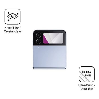 4x Screen Protector for Samsung Galaxy Z Flip4 5G Outside Protection Crystal Clear dipos