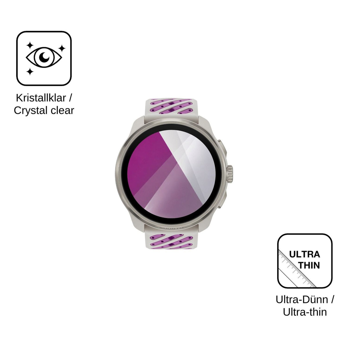 6x Screen Protector for Suunto Race 3S Protection Crystal Clear dipos