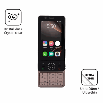 Dünne und klare Folie passend zugeschnitten für Sxhlseller Slide Phone