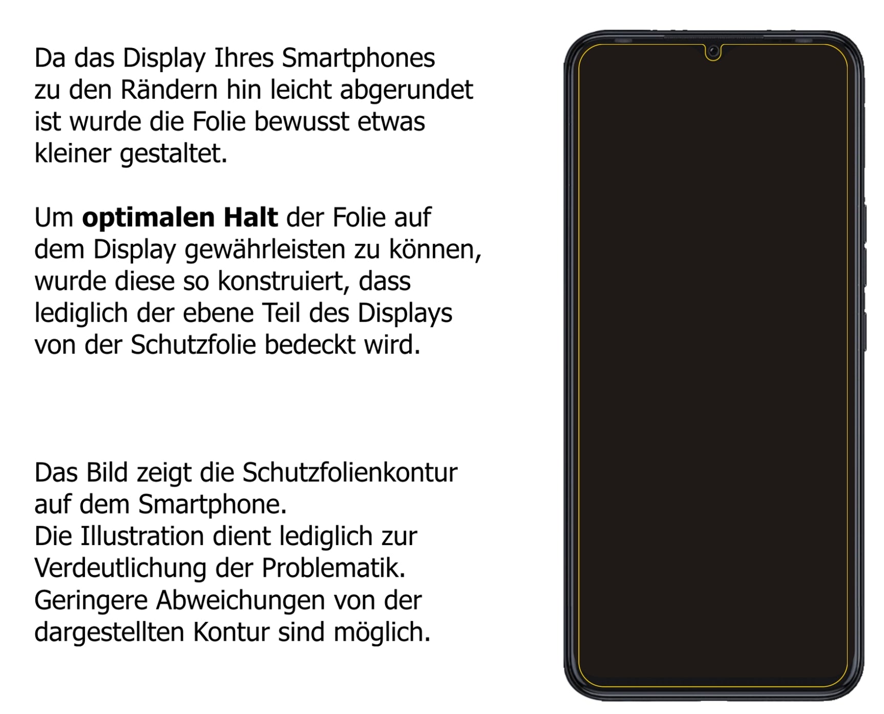 Dünne und klare Folie passend zugeschnitten für Tecno Pova Neo
