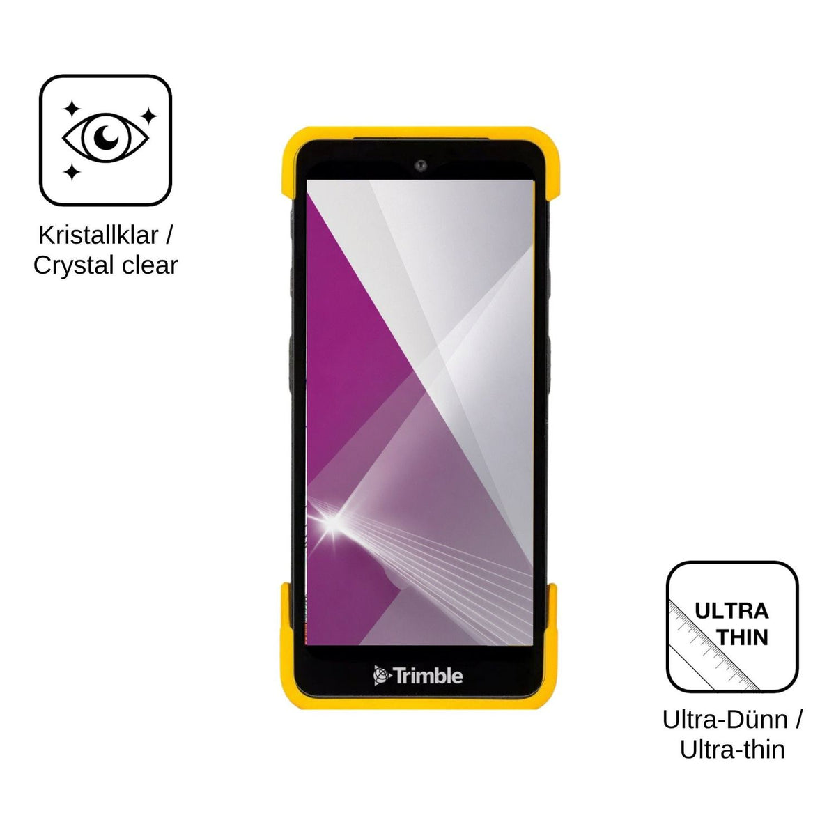 4x Screen Protector for Trimble TDC6 Protection Crystal Clear dipos