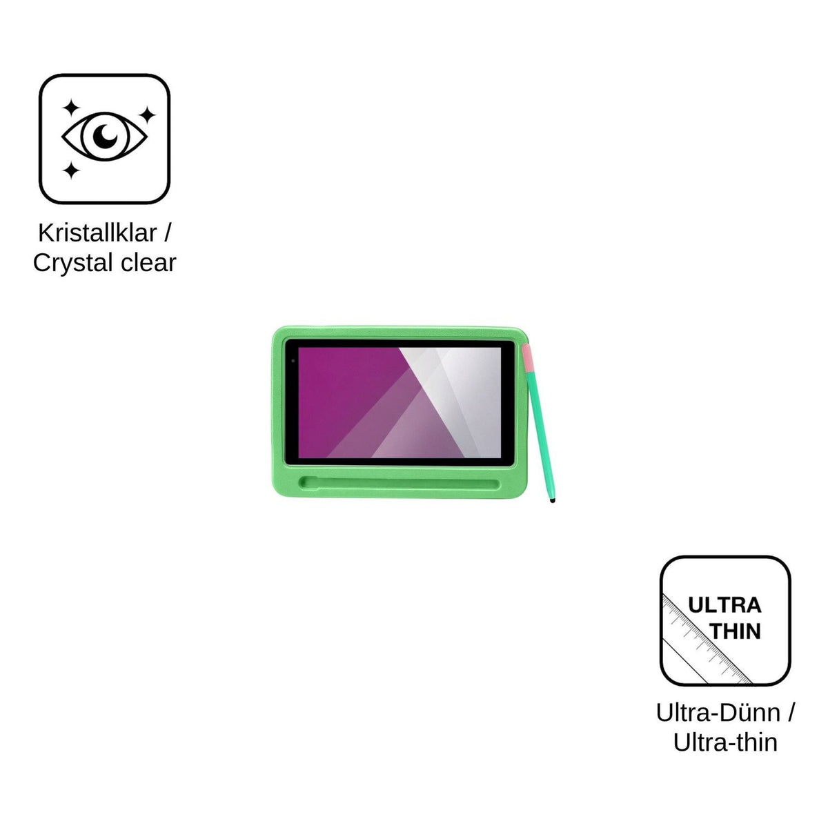 2x Screen Protector for TT.KIDS K06 Protection Crystal Clear dipos
