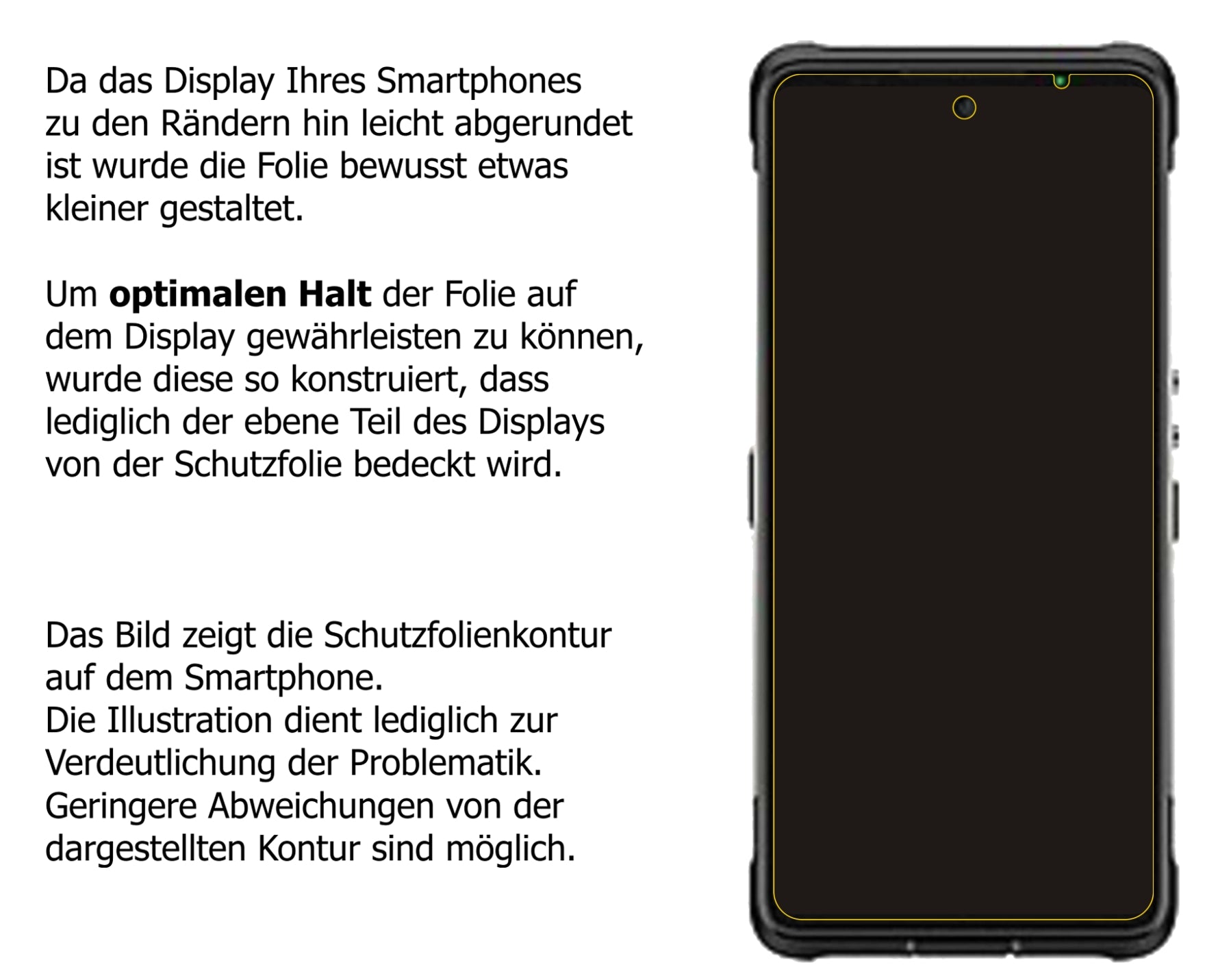 Dünne und klare Folie passend zugeschnitten für Ulefone Armor 10 5G