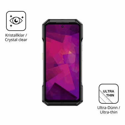 Dünne und klare Folie passend zugeschnitten für Ulefone Armor 27T Pro Plus