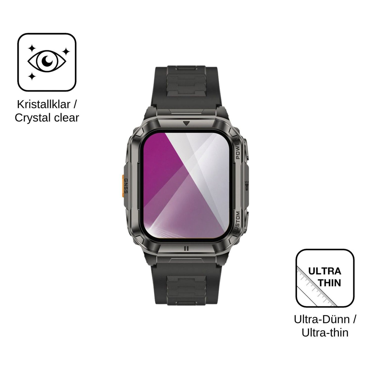 6x Screen Protector for Ulefone Armor Watch Ultra Protection Crystal Clear dipos