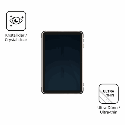 D�nne und klare Folie passend zugeschnitten f�r Ulefone RugKing Pad 2 Pro