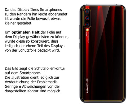 Dünne und klare Folie passend zugeschnitten für Ulefone X Rückseite