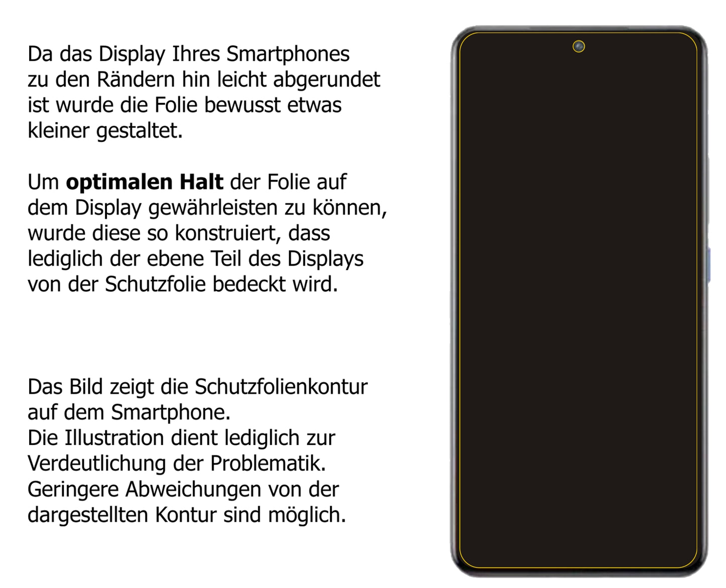 Dünne und klare Folie passend zugeschnitten für Vivo iQOO 8