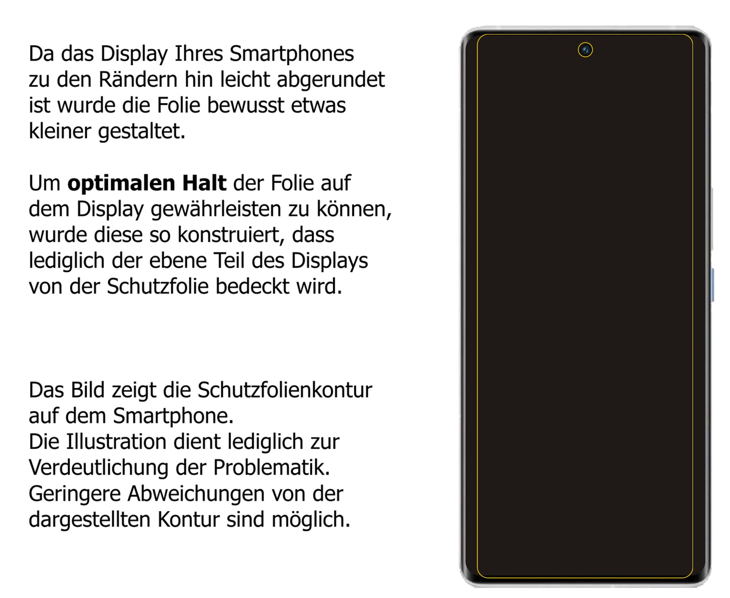 Dünne und klare Folie passend zugeschnitten für Vivo iQOO 8 Pro