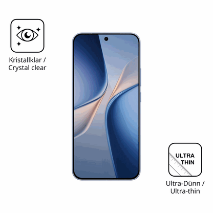 Dünne und klare Folie passend zugeschnitten für Vivo T5 Pro