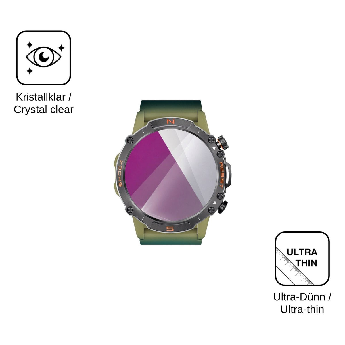 6x Screen Protector for WalkerFit Motion 6 Protection Crystal Clear dipos