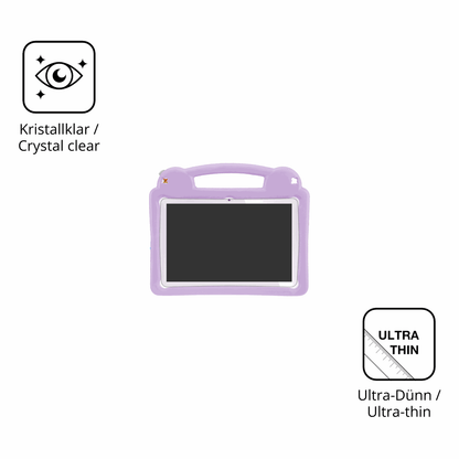 Dünne und klare Folie passend zugeschnitten für Wilgoon Kids Tablet 10.1