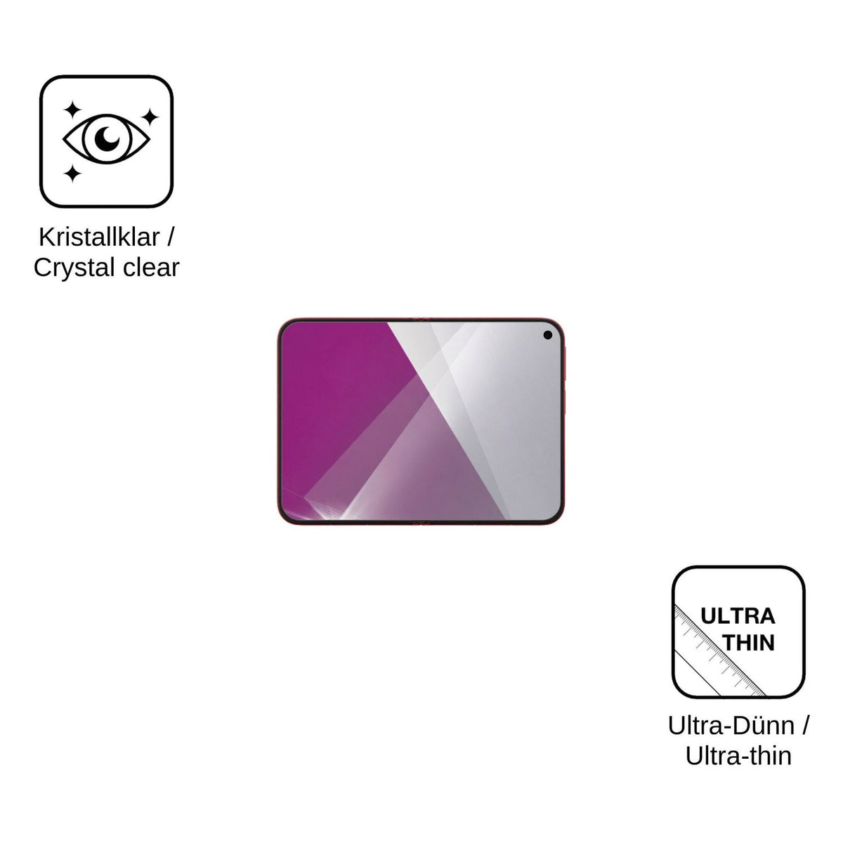 2x Screen Protector for Xiaomi 18 Fold Inside Protection Crystal Clear dipos