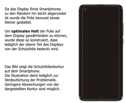 Dünne und klare Folie passend zugeschnitten für Xiaomi Mi 10S