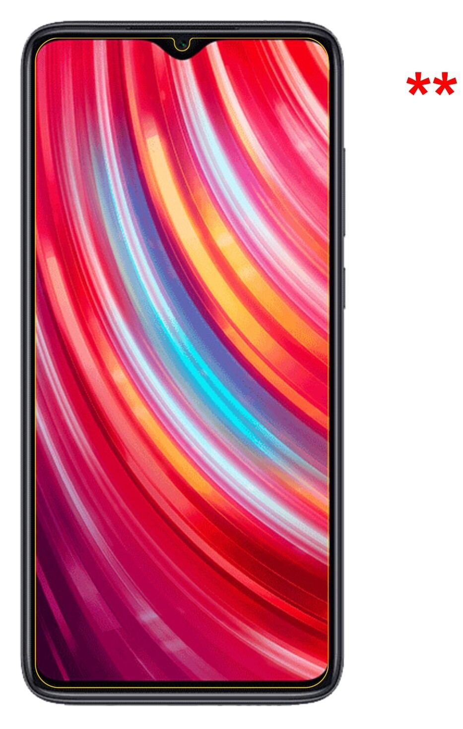 Dünne und klare Folie passend zugeschnitten für Xiaomi Redmi Note 8