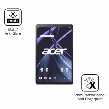 Dünne und entspiegelnde Folie passend zugeschnitten für Acer Iconia Tab A11