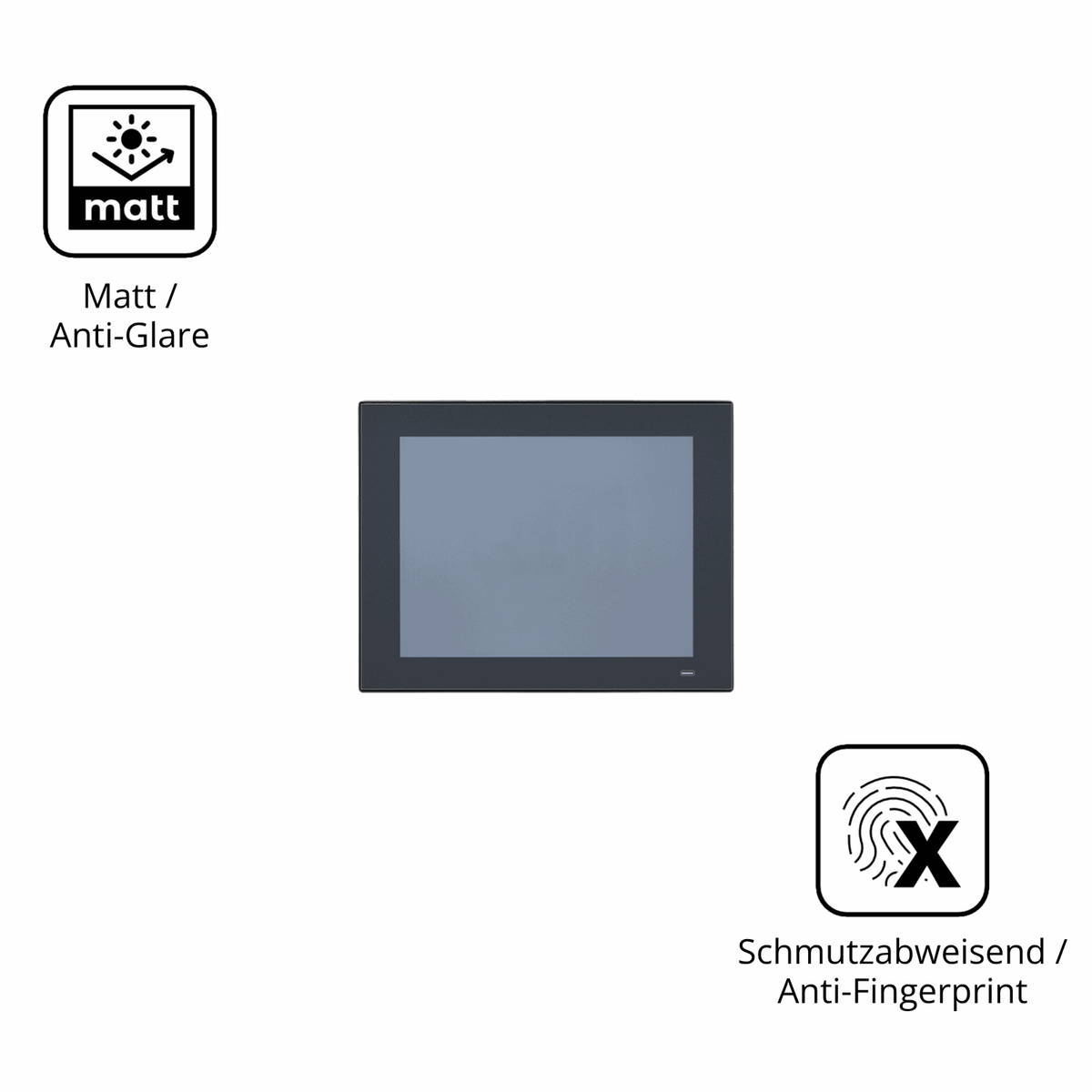 Dünne und entspiegelnde Folie passend zugeschnitten für Advantech PPC-3120