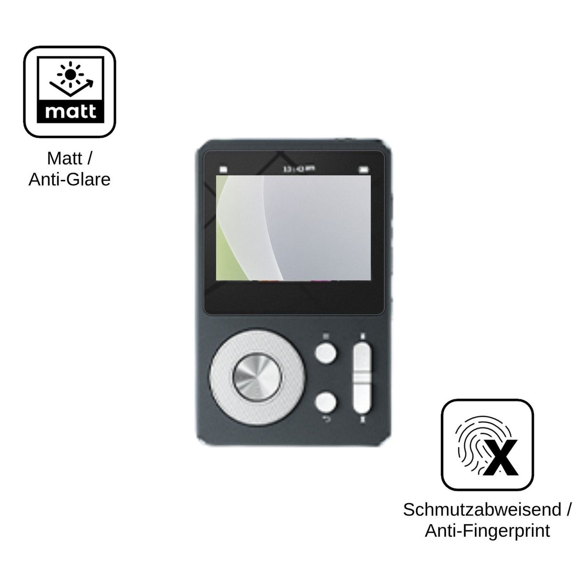 4x Screen Protector for Aiandcc M28 Protection Anti Glare dipos