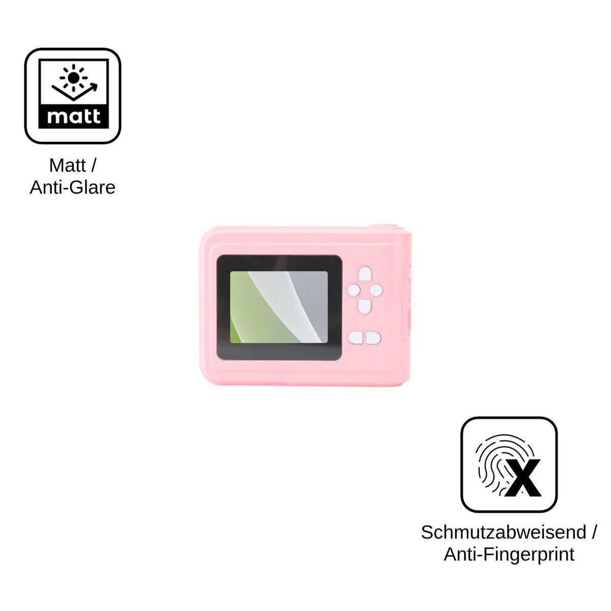 4x Screen Protector for Akozon Compact HD Protection Anti Glare dipos