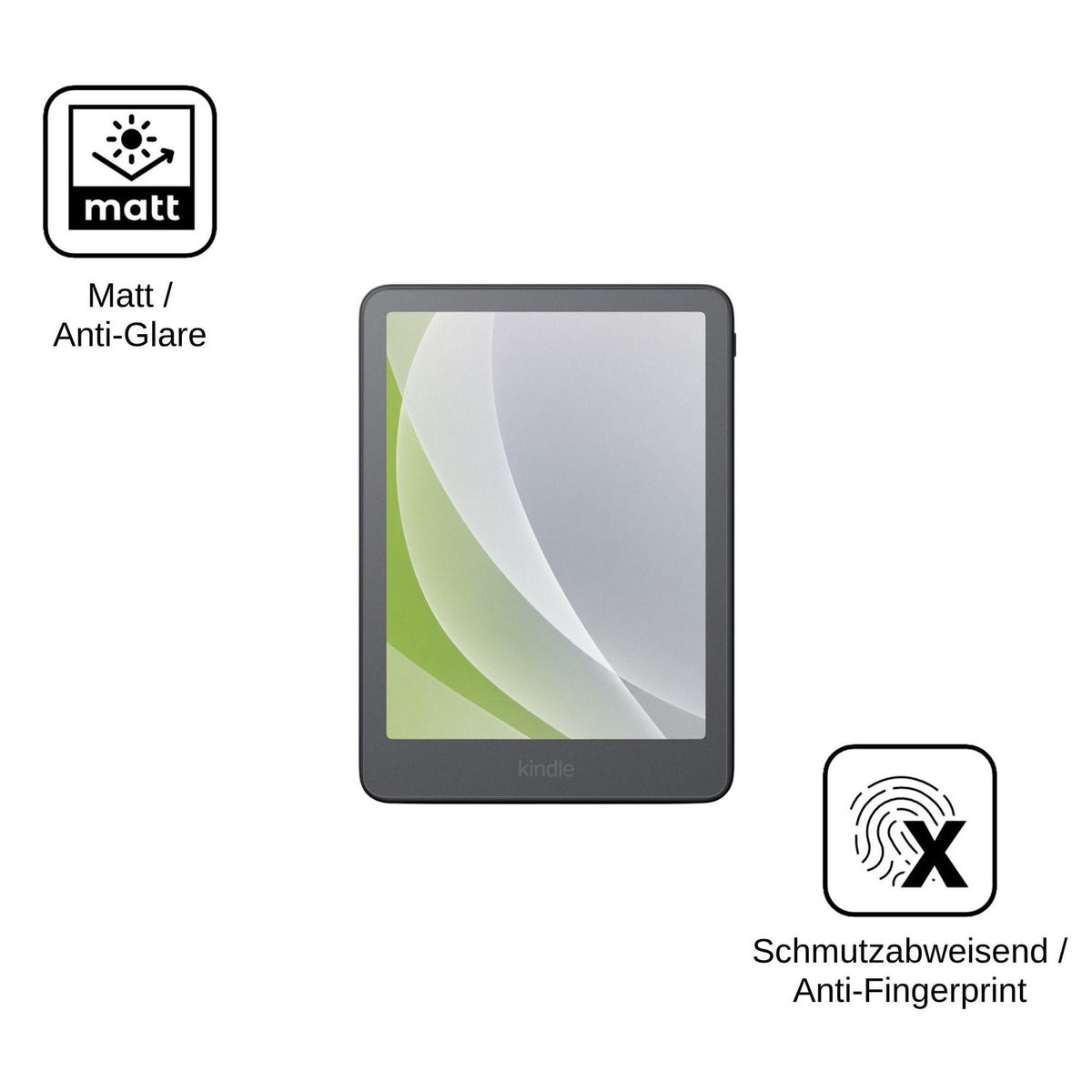 2x Screen Protector for Amazon Kindle Colorsoft 2026 Protection Anti Glare dipos