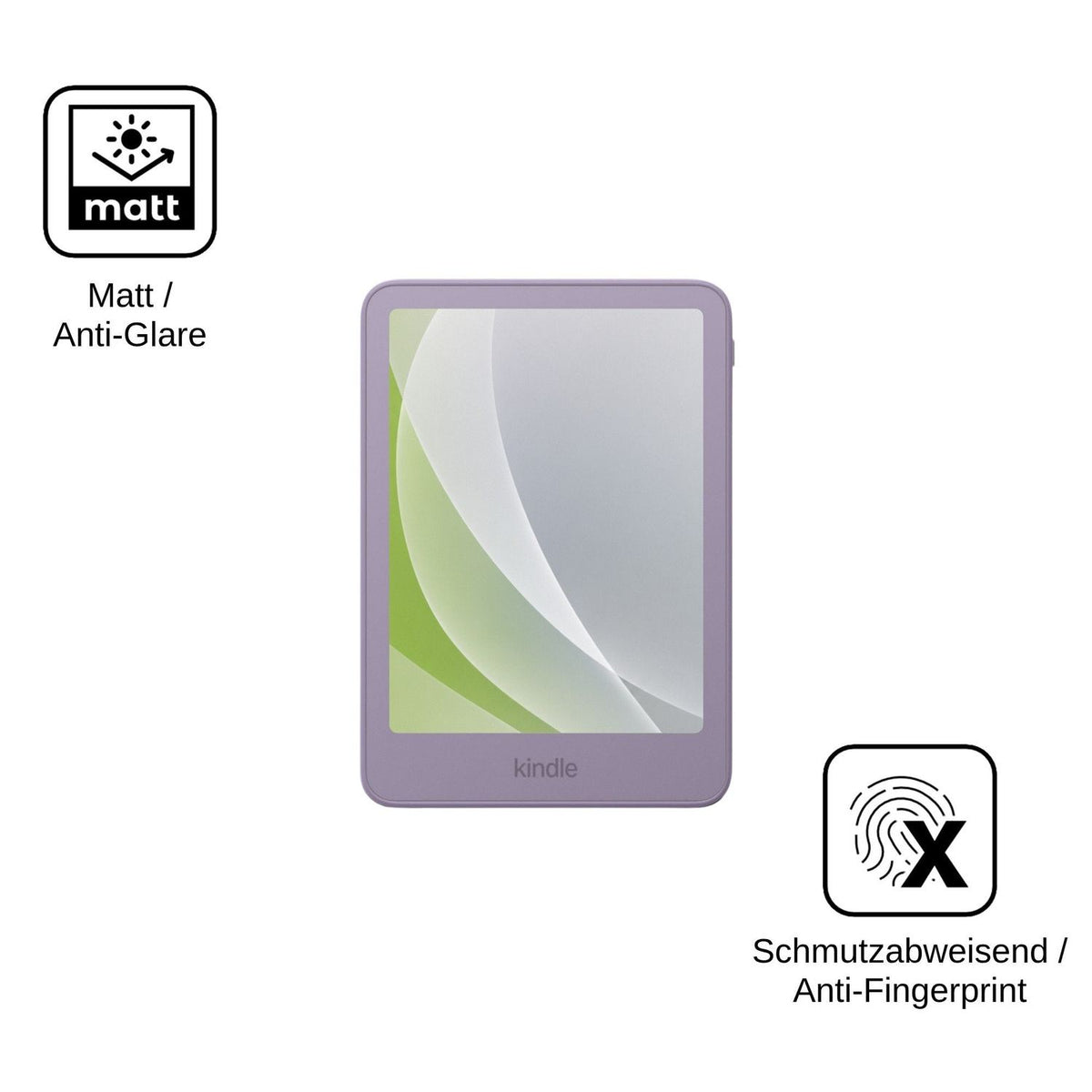 2x Screen Protector for Amazon Kindle Paperwhite 2026 Protection Anti Glare dipos
