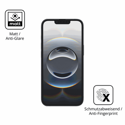 D�nne und entspiegelnde Folie passend zugeschnitten f�r Apple iPhone 17e