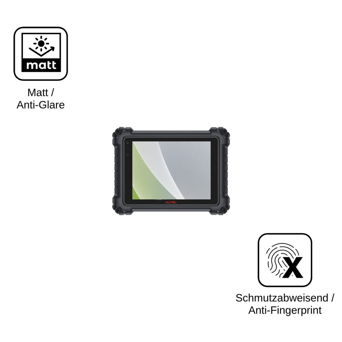 2x Screen Protector for Autel MaxiSys MS909 S2 Protection Anti Glare dipos