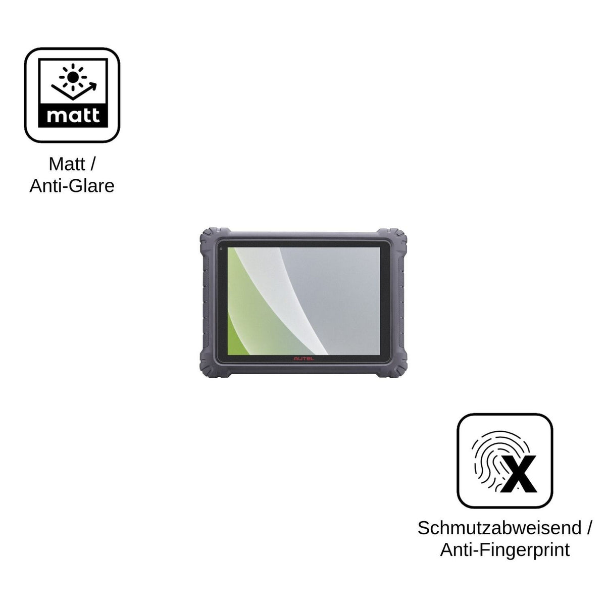 2x Screen Protector for Autel MaxiSys Ultra Protection Anti Glare dipos