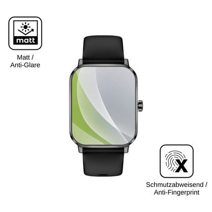 6x Screen Protector for Beafon Smartwatch 103 Protection Anti Glare dipos