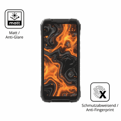 Dünne und entspiegelnde Folie passend zugeschnitten für Blackview Rock 5