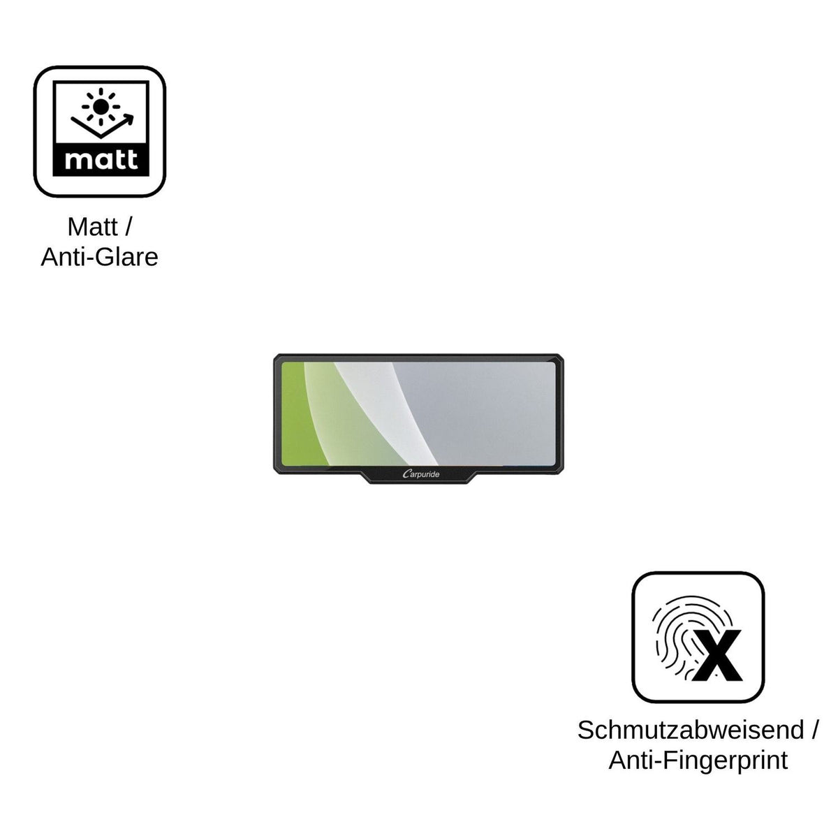 2x Screen Protector for Carpuride W619B Protection Anti Glare dipos