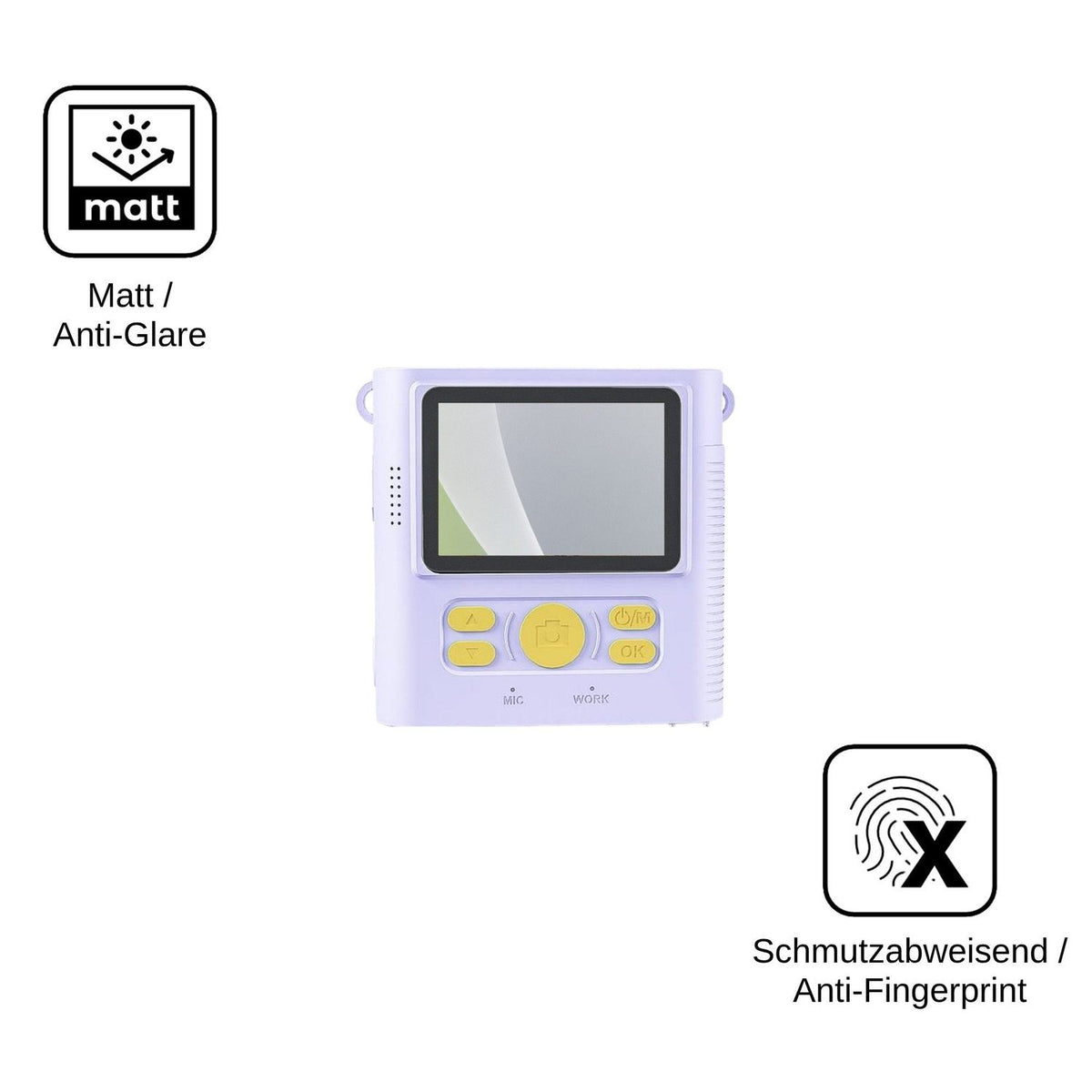 4x Screen Protector for CKATE ABS-681B Protection Anti Glare dipos