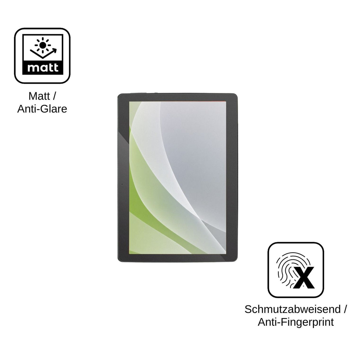 2x Screen Protector for Danew DSlide 1018 Protection Anti Glare dipos