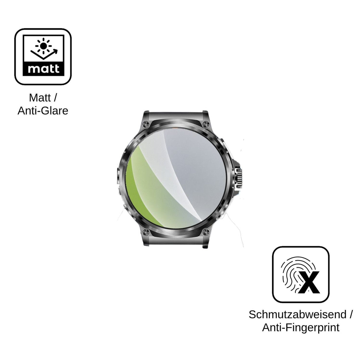 6x Screen Protector for Deedlite Zeus 2.0 Protection Anti Glare dipos