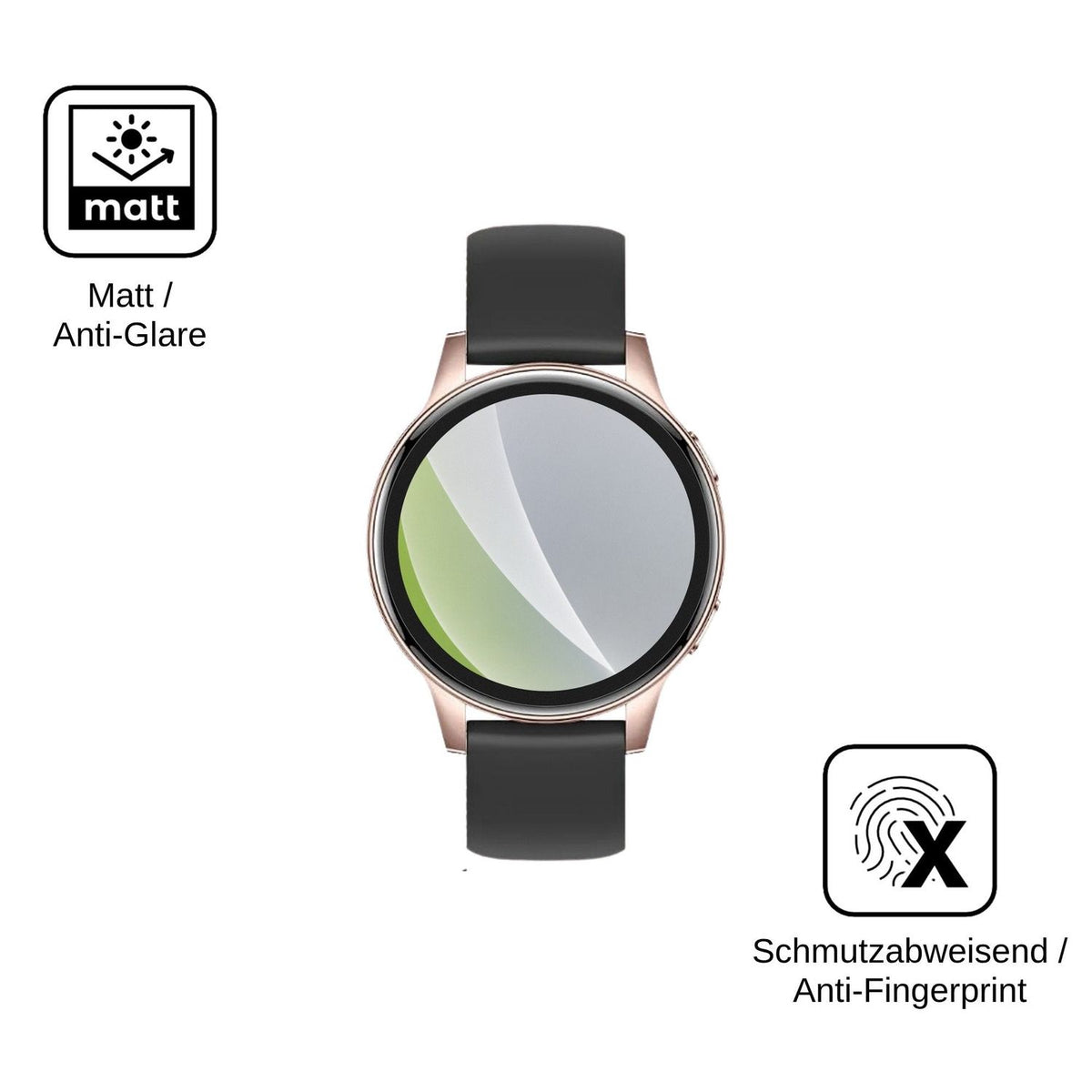 6x Screen Protector for Fitdafit Smartwatch Damen Rund 1.27" HD Protection Anti 