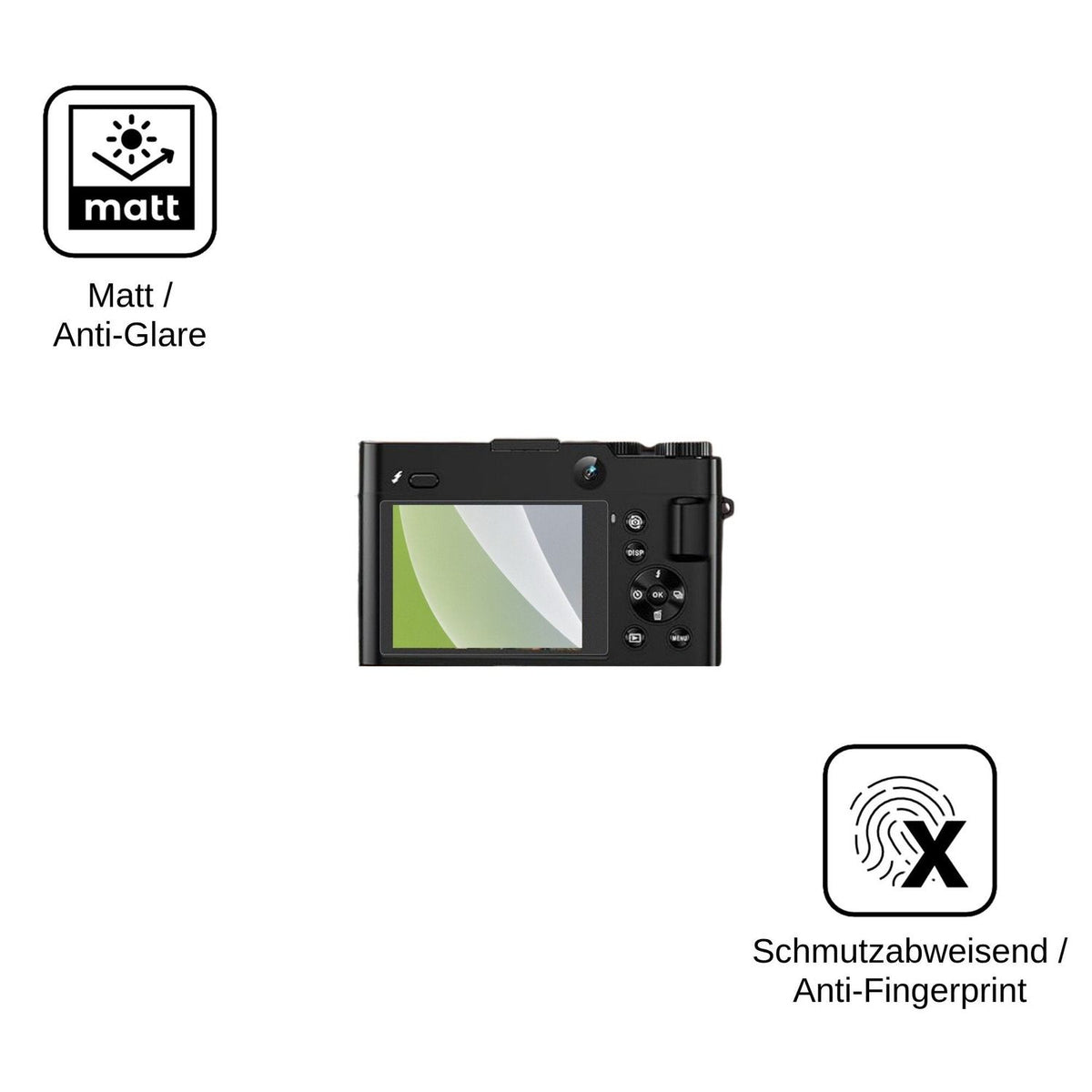 4x Screen Protector for FlyFrost DC218 Protection Anti Glare dipos