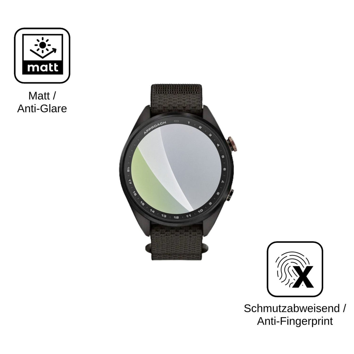 6x Screen Protector for Garmin Approach S72 Protection Anti Glare dipos