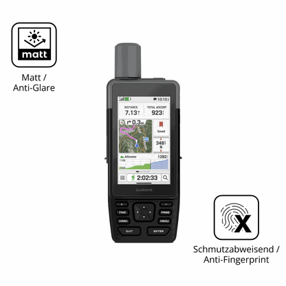 Dünne und entspiegelnde Folie passend zugeschnitten für Garmin GPSMAP H1