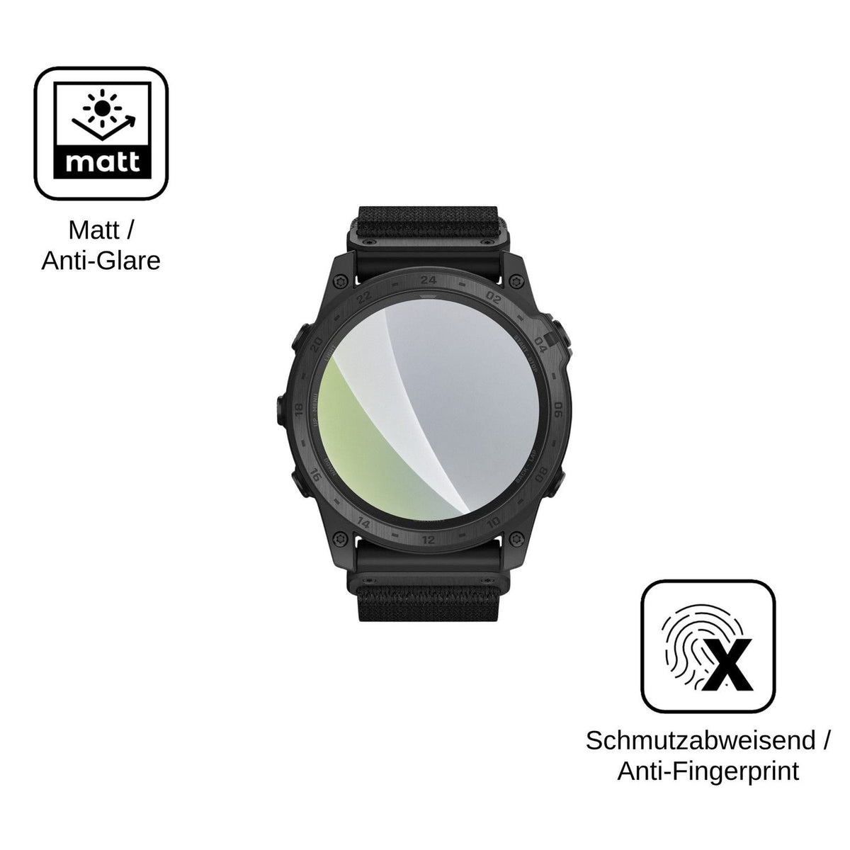 6x Screen Protector for Garmin tactix 7 Pro Ballistics Edition Protection Anti Glare dipos