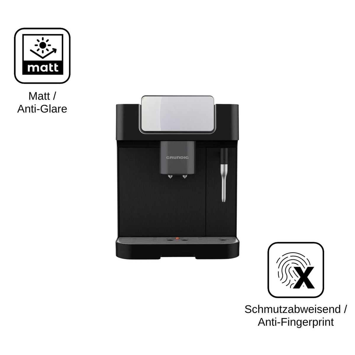 2x Screen Protector for Grundig KVA 6230 Protection Anti Glare dipos