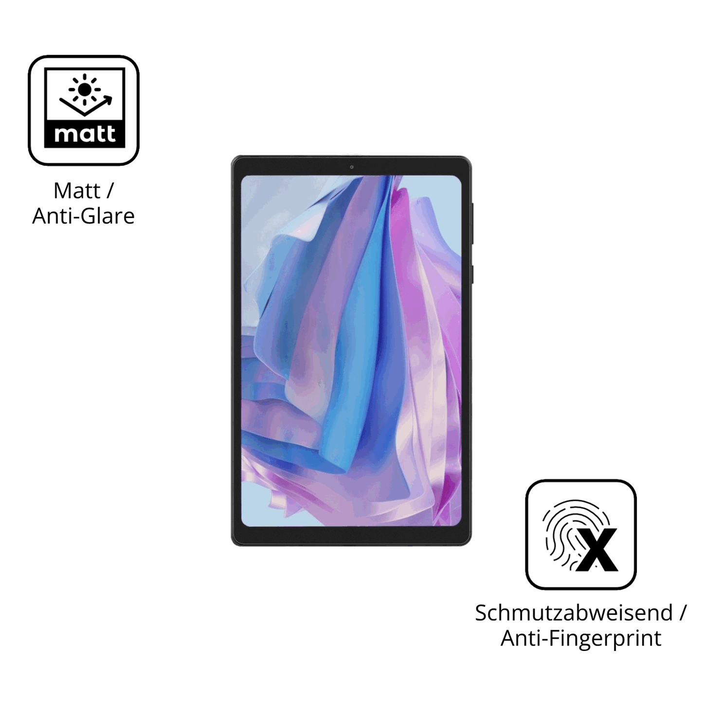 Dünne und entspiegelnde Folie passend zugeschnitten für Headwolf Fpad 5