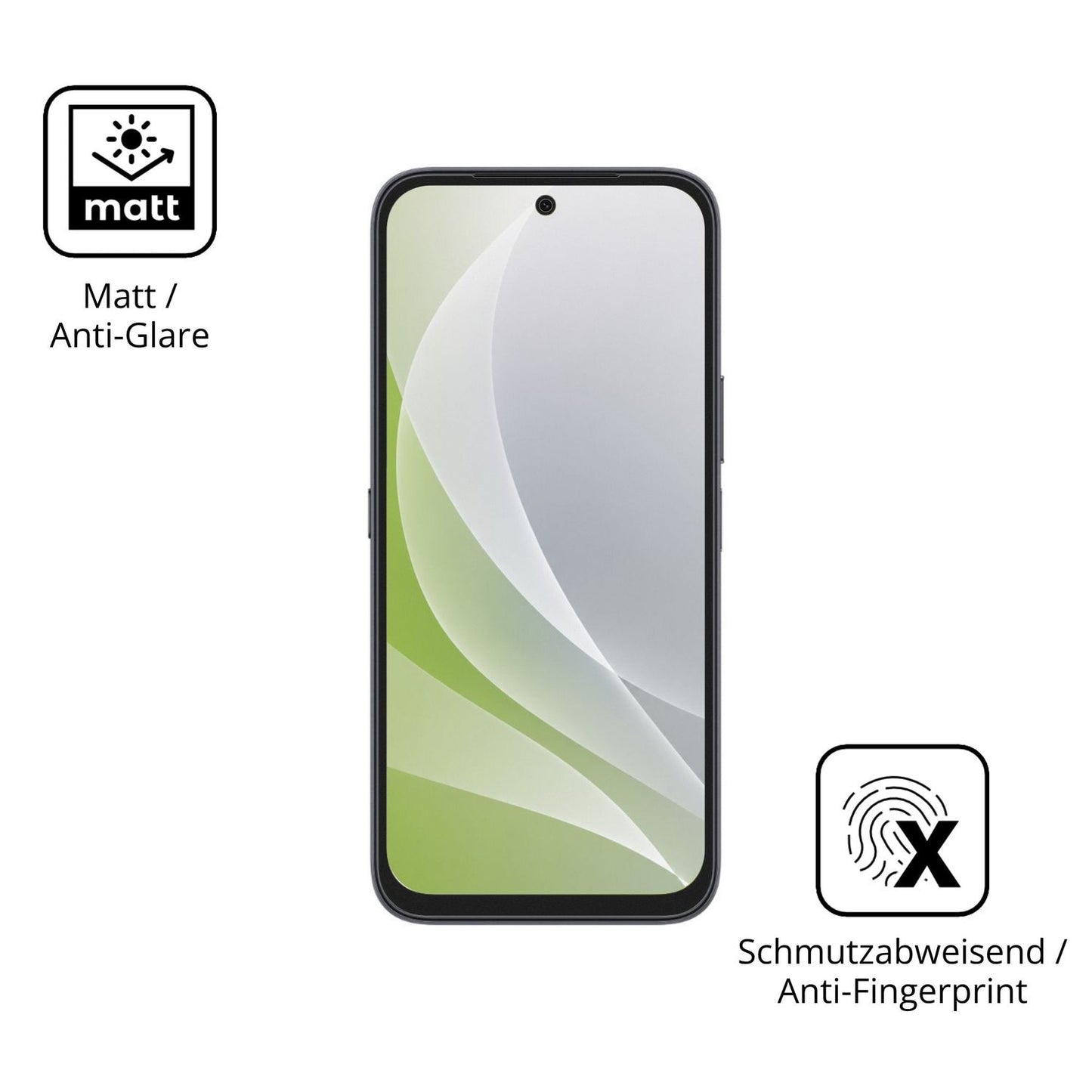 Dünne und entspiegelnde Folie passend zugeschnitten für Honor Play 11T