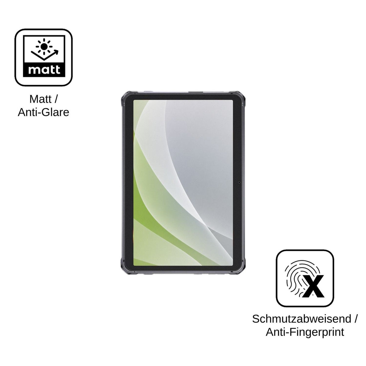 2x Screen Protector for Hotwav Tab R7 Pro Protection Anti Glare dipos