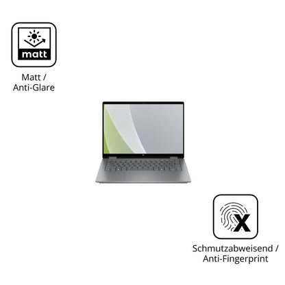 Dünne und entspiegelnde Folie passend zugeschnitten für HP OmniBook X Flip 14-fk0773ng