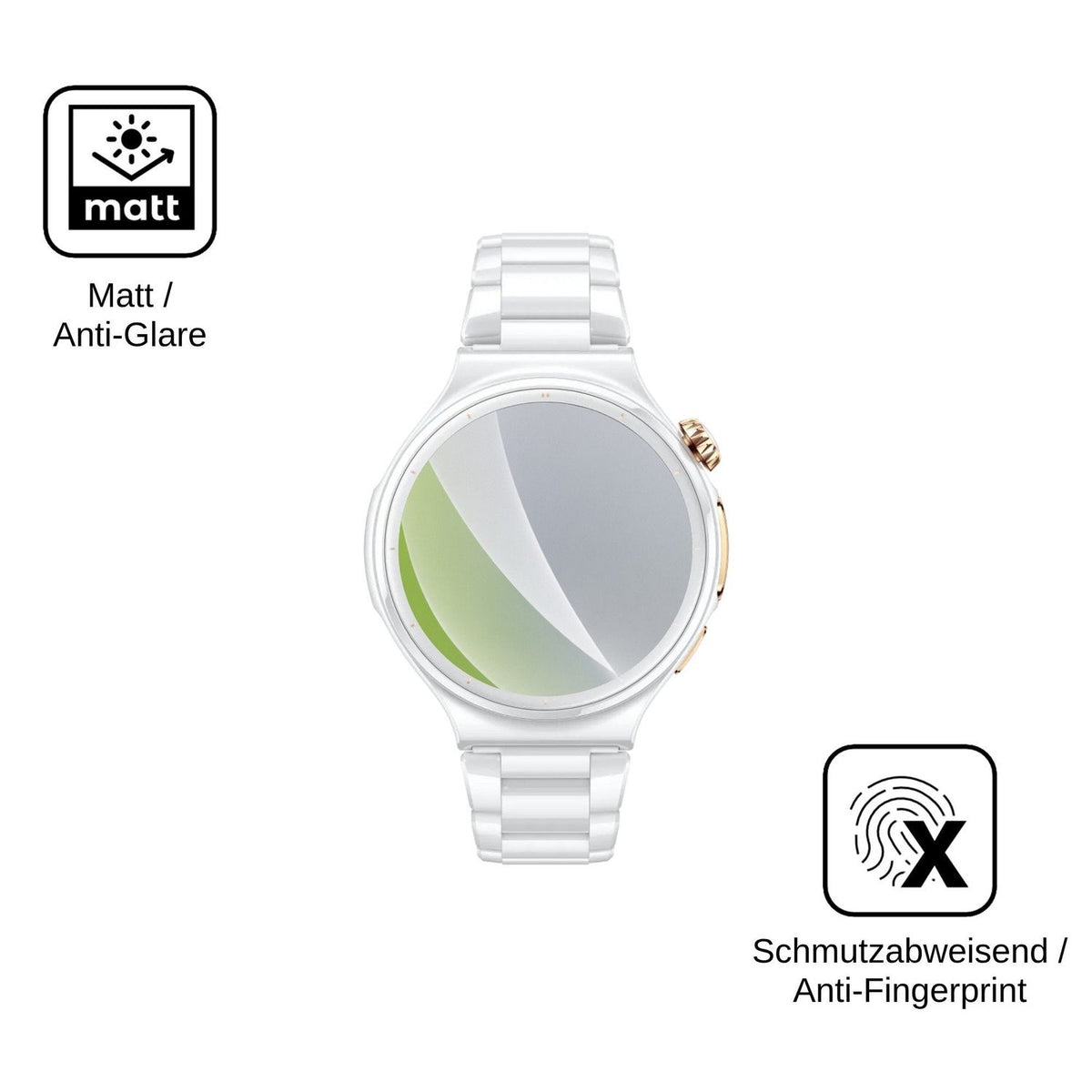 6x Screen Protector for Huawei Watch 6 Pro Protection Anti Glare dipos
